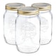 image 1 of Bormioli Rocco Quattro Stagioni Mason Jars - 1.5 Litre - Pack of 3