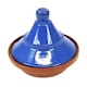 image 1 of Verano Spanish Ceramics Selena Glazed Tagine Dish - 27cm Blue