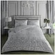 image 1 of VELVETIO Antoinette Printed Duvet Cover Set Reversible Polycotton Beddings Grey | Double