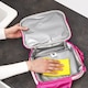image 6 of Lunch Bag, Insulated, Medium | Pink | Unicorn Rainbows