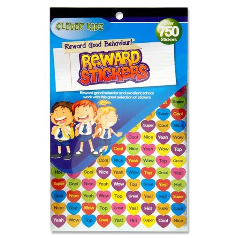 image 1 of Pack of 750+ Reward Stickers by Clever Kidz
