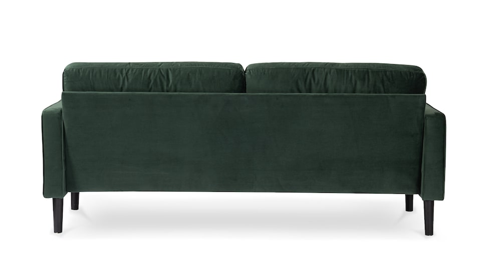 image 1 of Velvet Bottle Green 3 Seater Sofa BRINDISI