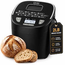 DMD 17-in-1 Bread Maker, 2lb Bread Machine with 1 Hour Keep Warm, 13 Hour Delay Start, 3 Crust Shades & Colours