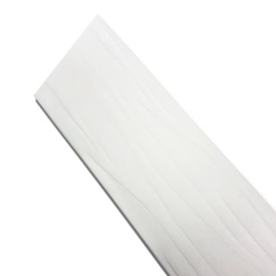 image 1 of 60cm White Faux Wood Venetian Blind With Strings 160cm Drop | White | White
