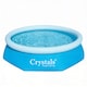 image 1 of 8ft Fast Set Family Swimming Pool Outdoor Garden Inflatable Pool