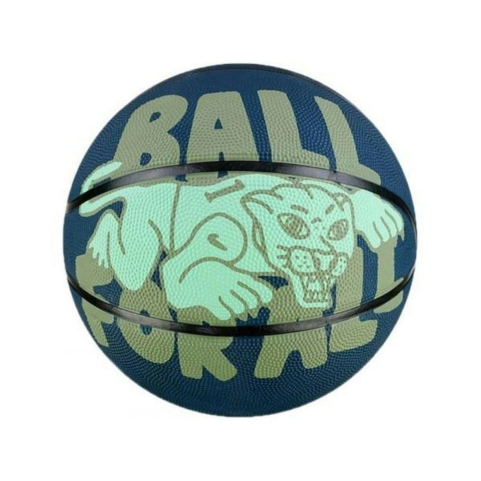 image 1 of Nike Playground Alligator Everyday Basketball - Blue/Yellow - 7