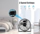 image 2 of PureMate 20-Inch High-Velocity Chrome Floor Fan