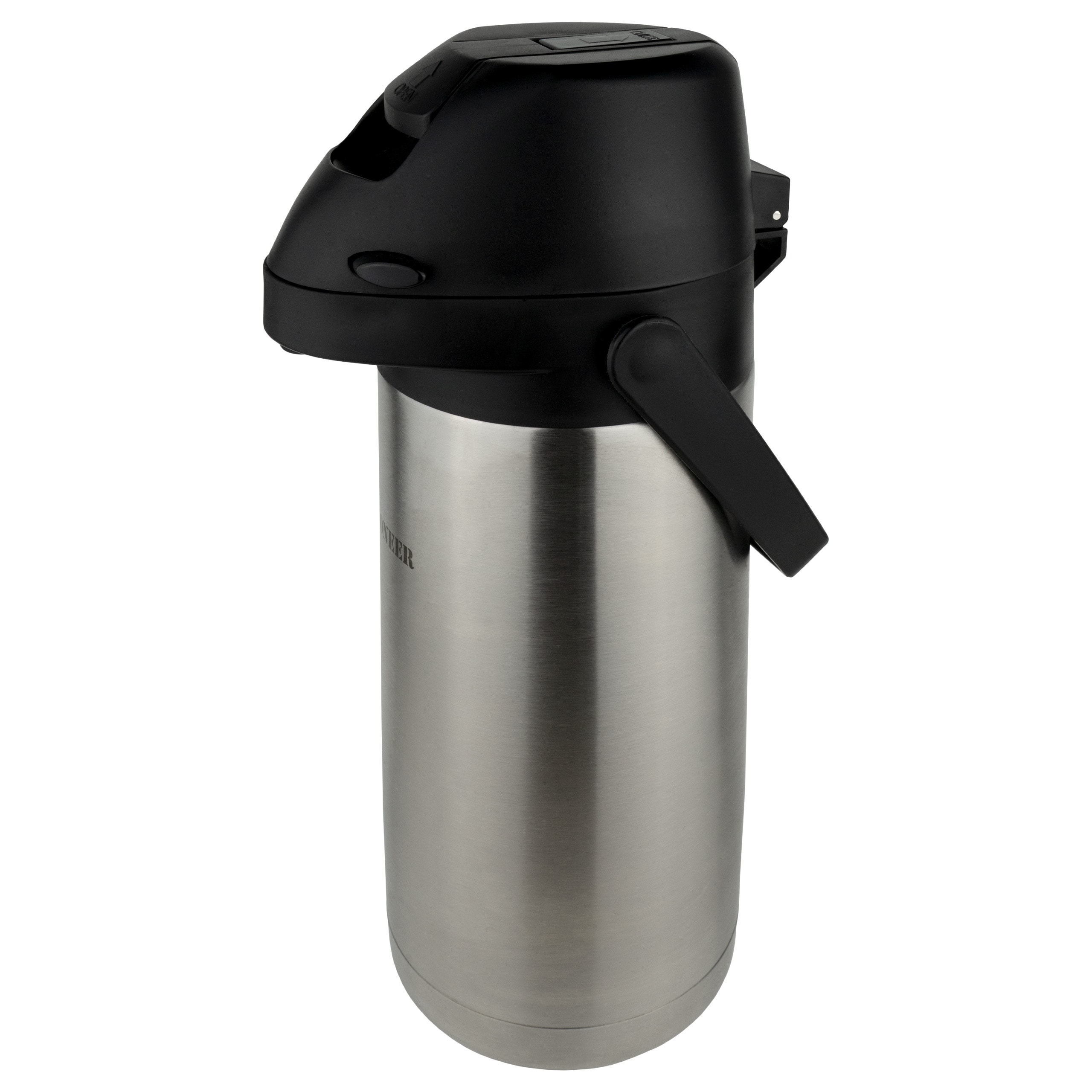 Pioneer 1.9L Stainless Steel Lever Thermal Flask Airpot, Coffee