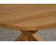 image 6 of Oregon Round Oak Dining Table and 4 Montana Fabric Chairs | Grey | Grey | 1