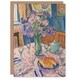 image 1 of Lunch Table Purple Flower Bouquet Classic Her Birthday Card