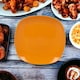 image 2 of 6x Plastic Side Plates | Orange | 1