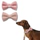 image 1 of Tails of Glory Pink Tweed and Velvet Bow Set