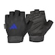 image 1 of Adidas Essential Adjustable Training Gloves, Aeroready Cooling, Padded Suede Palms. | Blue | Black/Blue | XL