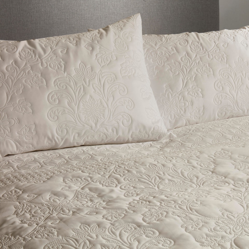 image 1 of Serene Avery Stripe Duvet Cover Set Natural