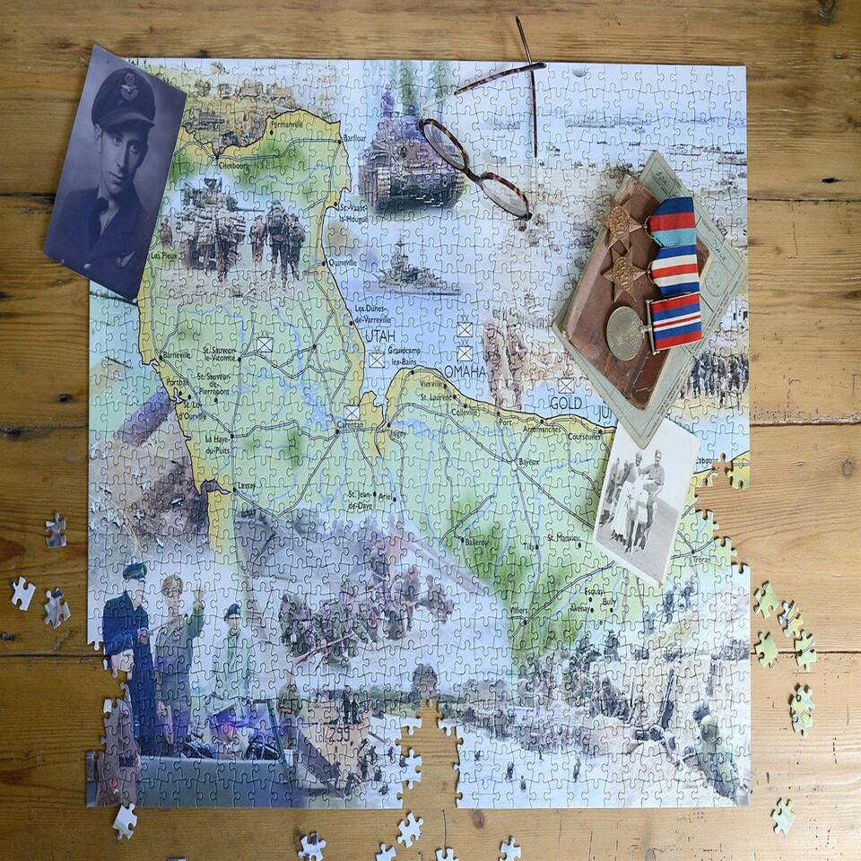 image 1 of Imperial War Museums D-Day 1000 Piece Jigsaw Puzzle