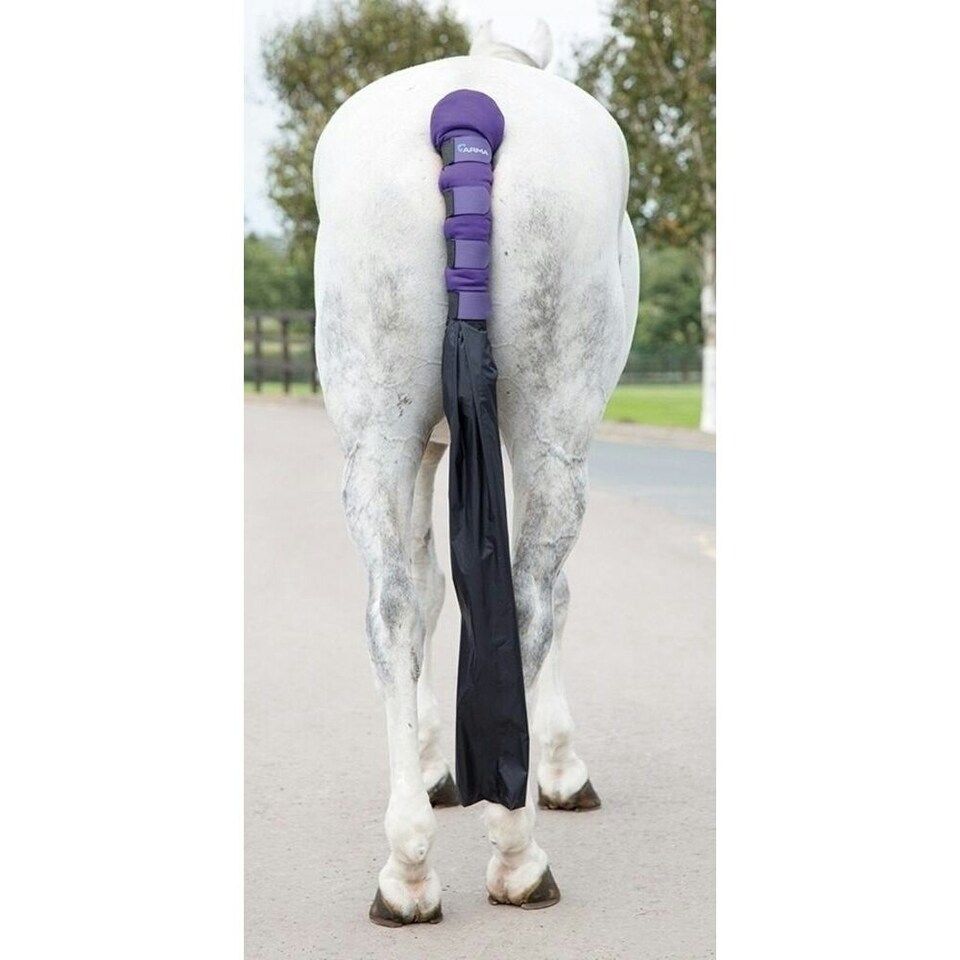 image 1 of ARMA Horse Tail Guard With Bag - Purple - One Size