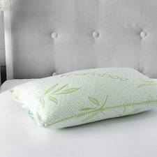 Rayon From Bamboo Organic Memory Foam Pillow Anti Allergy Support Green