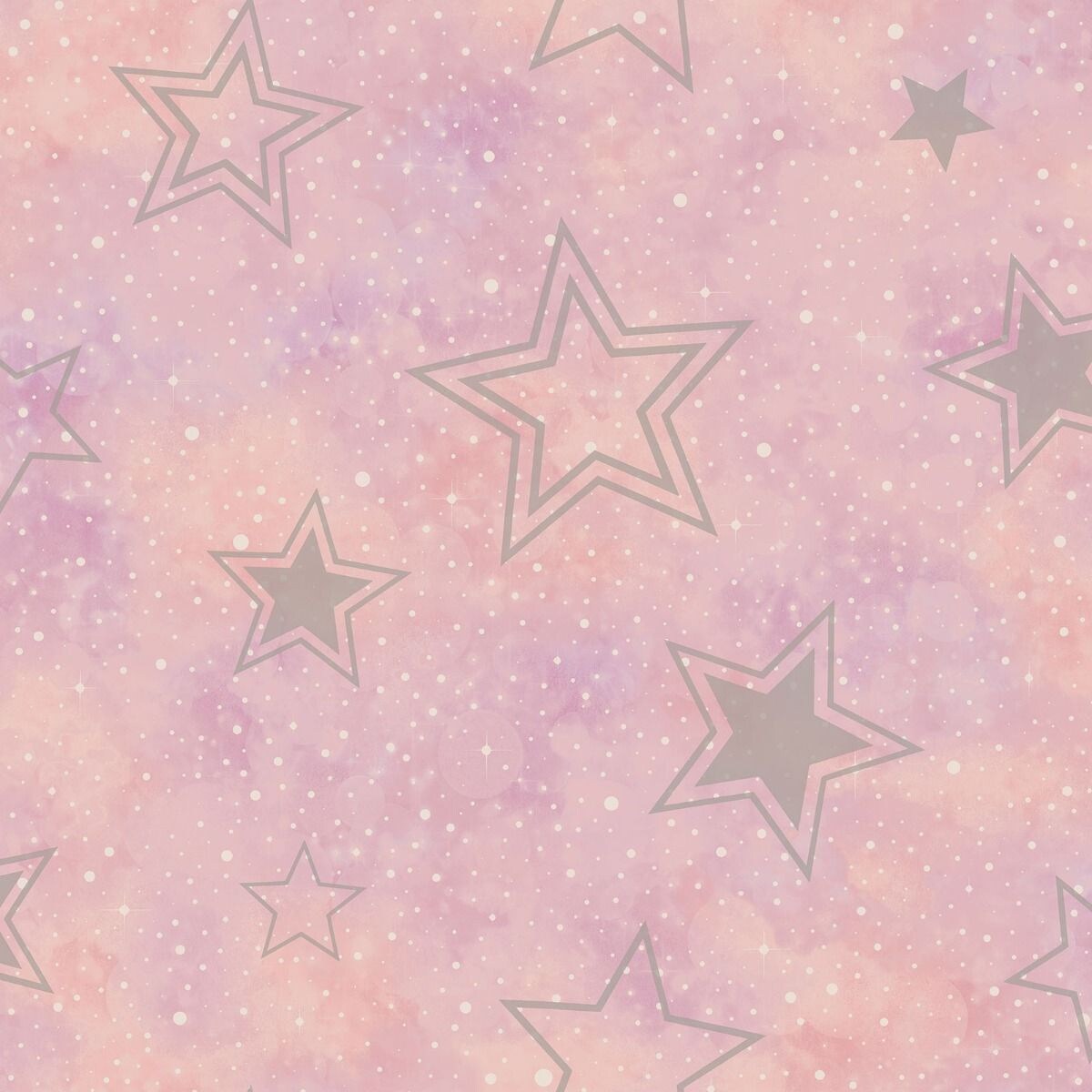 Holden Decor Stardust Wallpaper Pink Pink/Silver 1
