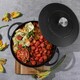 image 3 of Tramontina Enamelled Cast Iron Casserole Dish 24cm (4l)