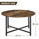 image 3 of Yaheetech Minimal Vintage Industrial Coffee Table