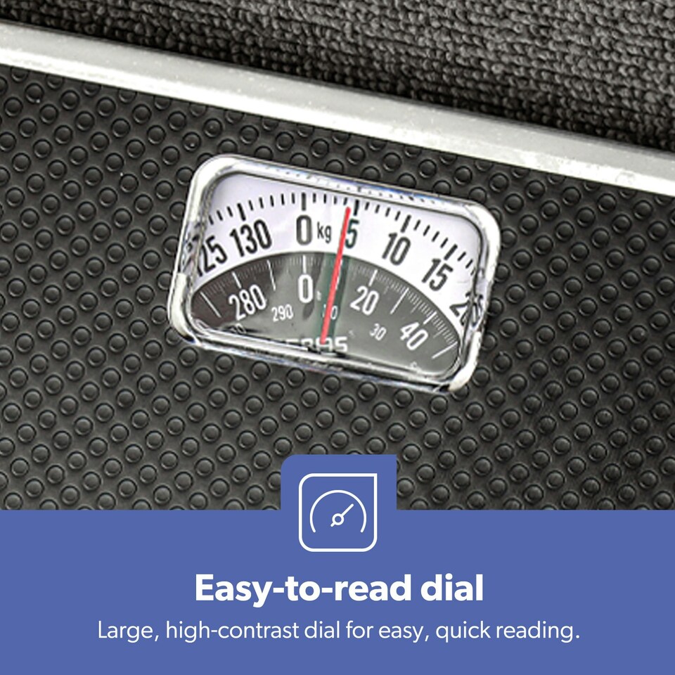 image 1 of GEEPAS Mechanical Bathroom Scale - White