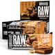 image 1 of Warrior RAW Protein Bars 12 x 75g – 20g High Protein Bar, Low Sugar High Fibre Oat Protein Flapjack – Protein Snacks, Meal Replacement Bars (Chocolate Peanut Butter)