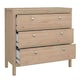 image 5 of Madrid Chest 3 Drawers in Jackson Hickory Oak