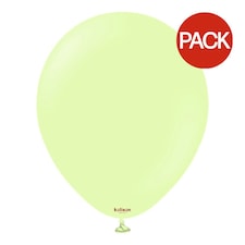Kalisan Macaron Latex Balloon (Pack of 100) - Pistachio - 5in
