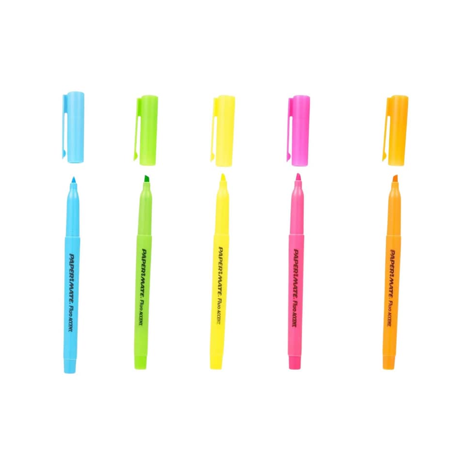 image 1 of Paper Mate - Assorted Highlighter Pens | Multi | 5