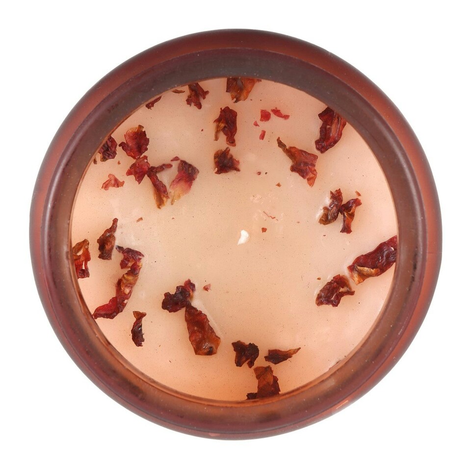 image 1 of Rose Petal Infused Spell Jar Candle - Self Love