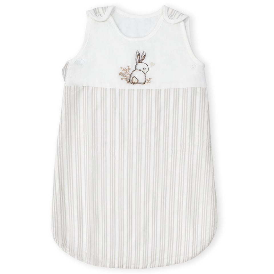 image 1 of My Little World Bunny Stripes Baby Sleeping Bag