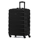 image 1 of Flight Knight 25" 4 Wheel ABS Hard Case Medium Suitcase 100+ Airlines Approved - easyJet, British Airways, Ryanair, Jet2, Emirates & Many More - Check-in | Black | Black Mono | Medium