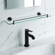 image 2 of Showerdrape Modernity Black Stainless Steel Wall Mounted 7 Piece Bathroom Accessory Set | Multi | 1