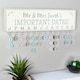 image 3 of Personalised Birthday Planner Plaque with Customisable Discs