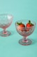 image 3 of Fleur Set Of Two Pink Glass Sundae Dishes