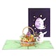 image 1 of Bunny’s Basket of Cheer 3D Pop Up Easter Card