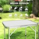 image 6 of Outsunny Garden Outdoor Camping Aluminium Table Portable Folding Picnic Table