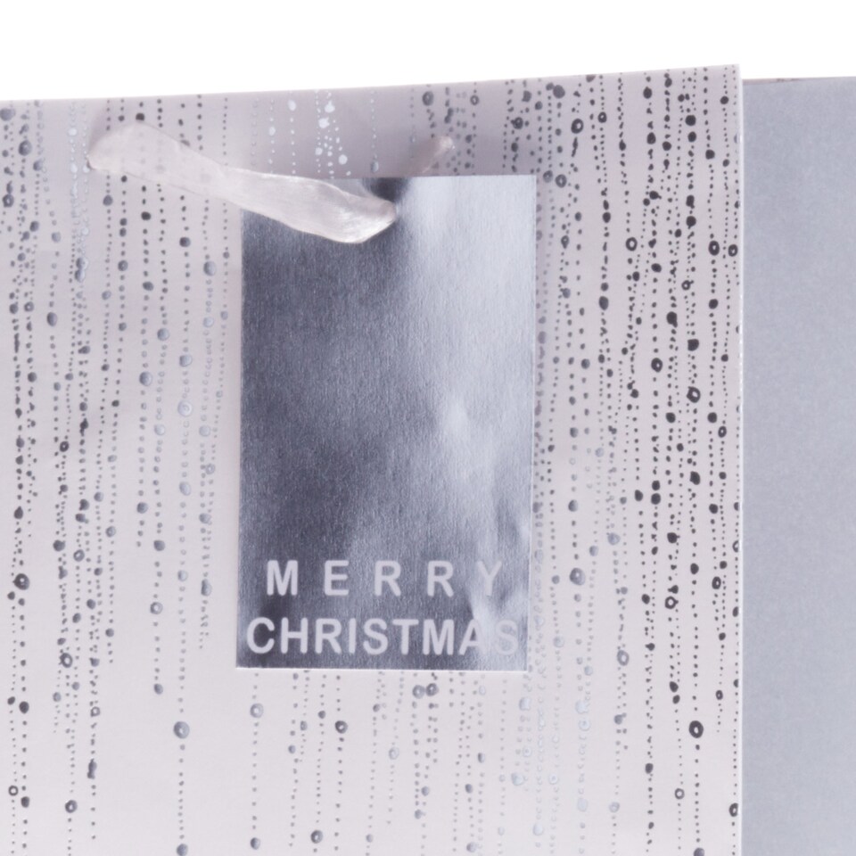 image 1 of Hallmark Pack Of 4 Christmas Gift Bags - 2 Sizes 2 Silver and Gold Designs