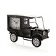 image 2 of Hometime Mantel Clock - Vintage Car Black