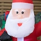 image 3 of 130cm (4ft) Inflatable LED Outdoor Christmas Standing Santa with Gift in Sack