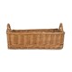 image 2 of Medium Wicker Rectangular Display Basket Brown | Brown