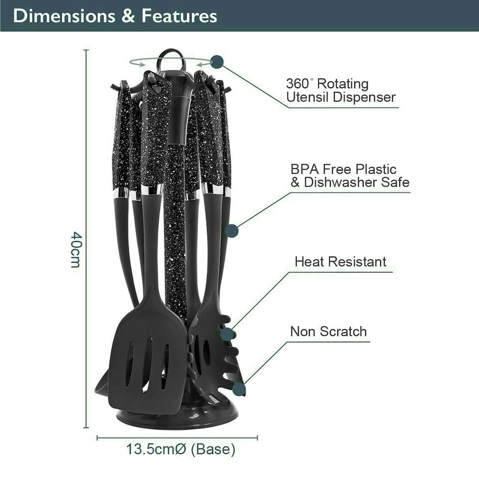 image 1 of Blackmoor 66779 6-Piece Kitchen Utensils Set