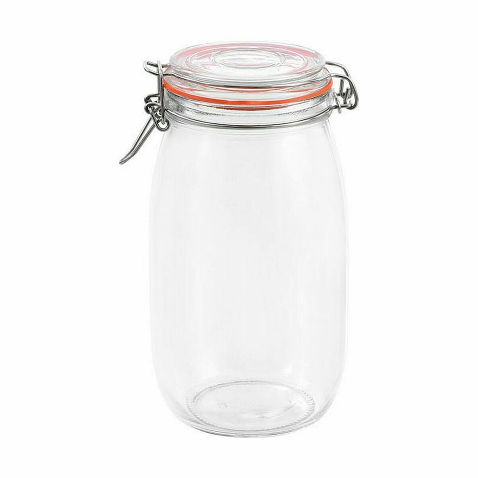 image 1 of Jar La Mediterránea Hermetic Glass 1,5 L (12 Units)