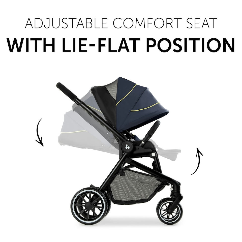 image 1 of hauck Move so Simply Pushchair Set - Dark Navy Neon Blue