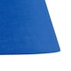 image 4 of Set of 2 Royal Blue Cotton 20cm Diameter Tapered Fabric Lamp Shades | Blue | Medium | 2