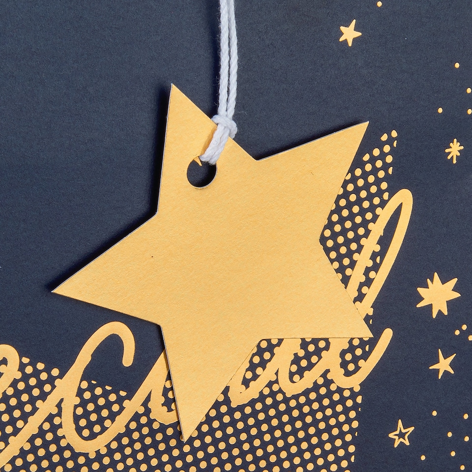 image 1 of Hallmark Pack Of 3 Gift Bags - 3 Sizes - Star Designs