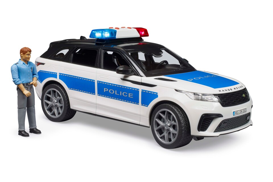 image 1 of Bruder Range Rover Velar Police with policeman Police Vehicle Playset