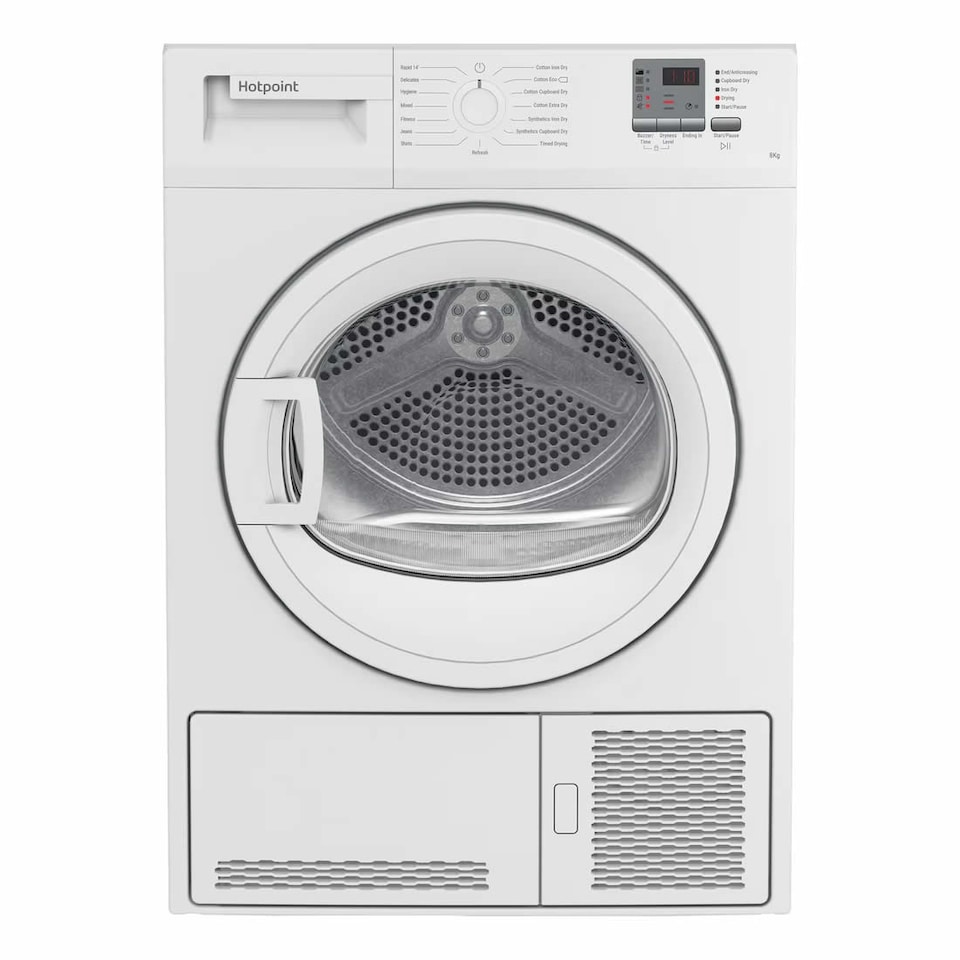 image 1 of Hotpoint CHD-C82WW-GD-UK 8kg Load Condenser Tumble Dryer Class B White