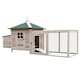 image 6 of PawHut Chicken Coop Hen Poultry House w/ Nesting Box Outdoor Run Patio Wooden