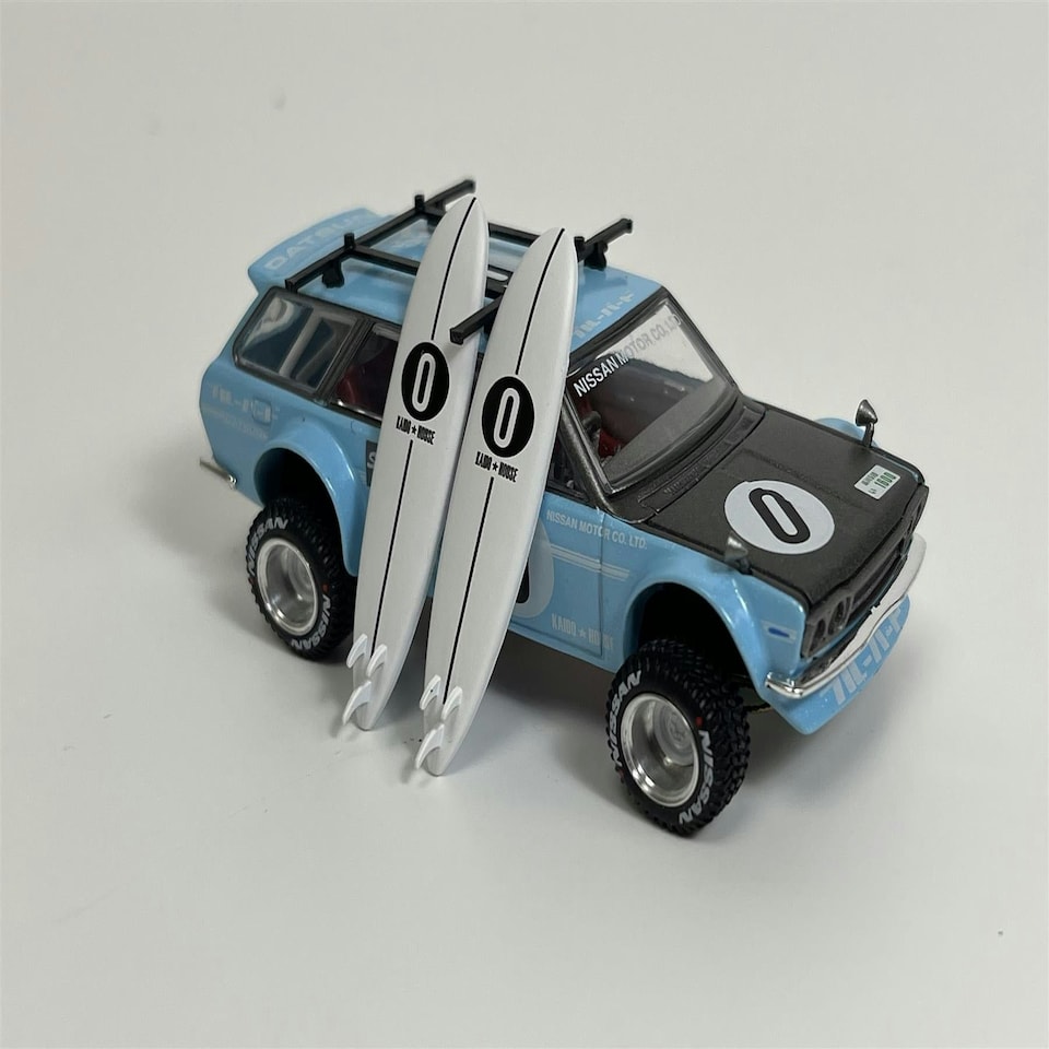 image 1 of Datsun Kaido 510 Wagon 4x4 Winter Holiday Edition 1:64 Kaido House KHMG092